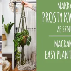 Kwietnik kokon makrama: prosty tutorial DIY krok po kroku